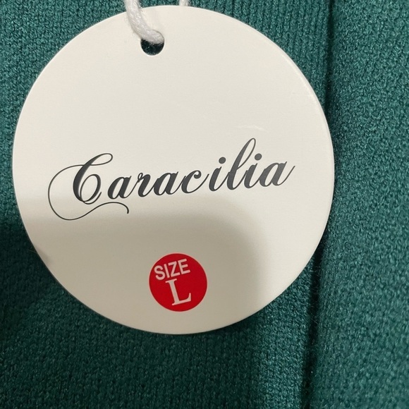 Caracilia women’s large Cardigan sweater, open front, long sleeve Lapel jacket - Picture 5 of 8